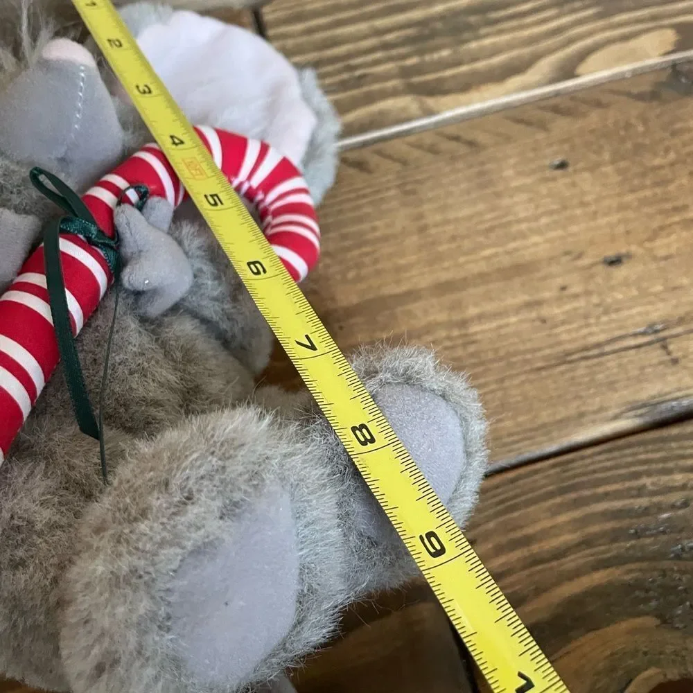 Heartland 1987 Plush Mouse with Candy Cane
